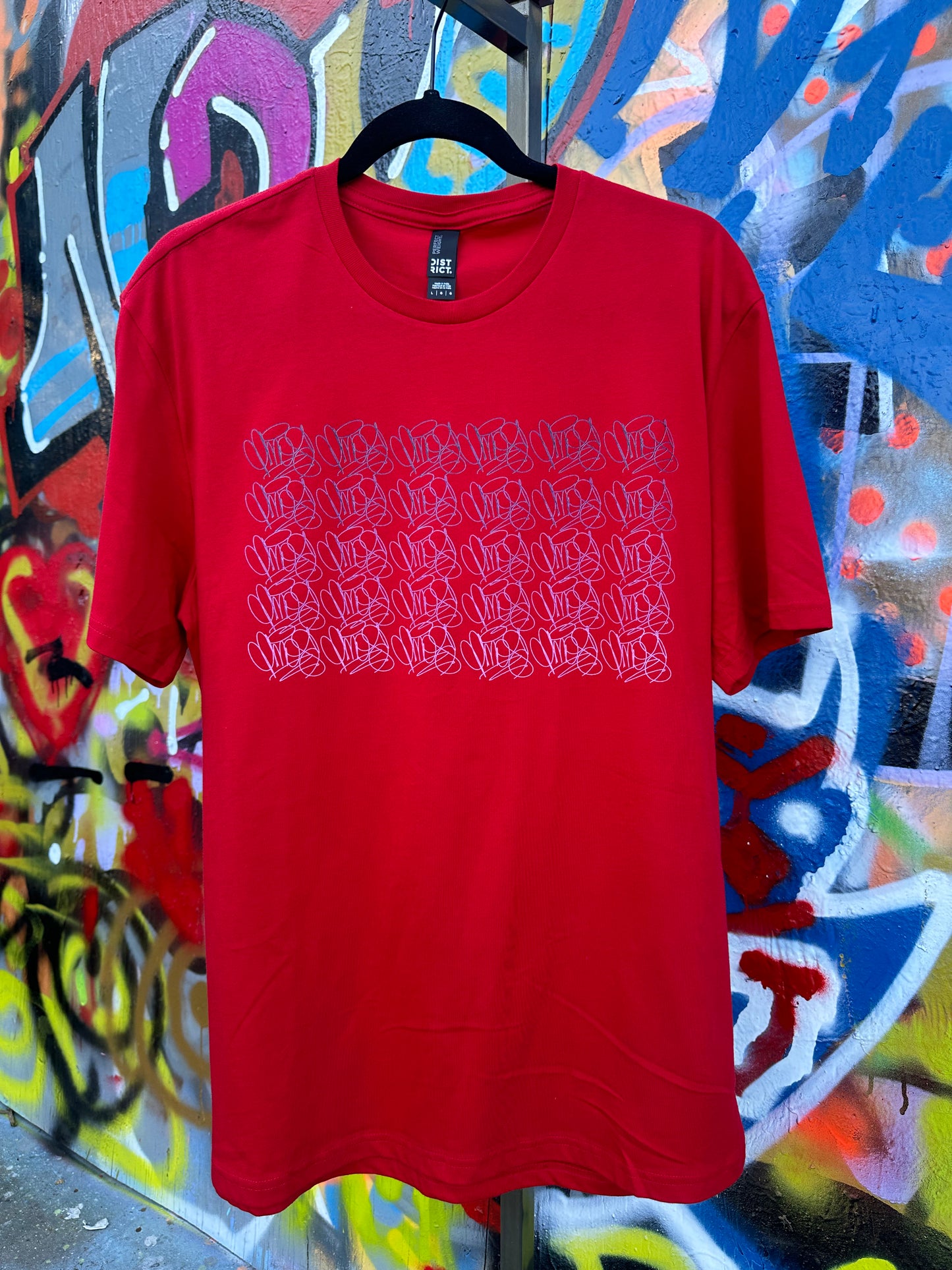 Pedro AMOS' TagBangT - Grape to Bubble Gum Gradient - Red Mens Large