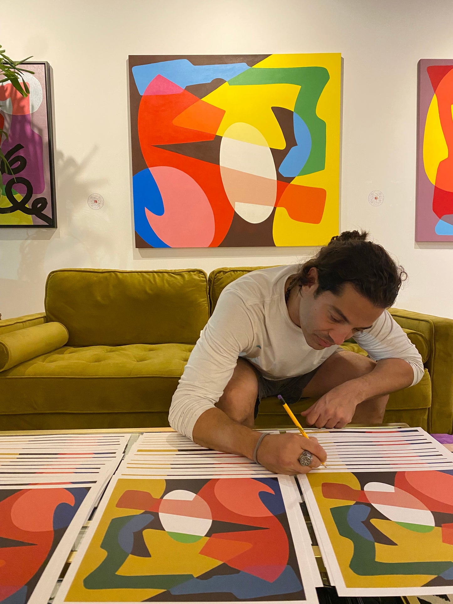 PRINT - "Circle Of Life" 13 x 13" inch print - Pedro AMOS - 2024