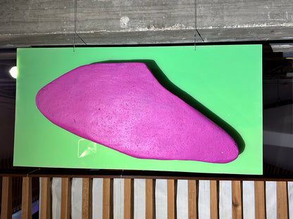 ''Flavor Shapes 4" - Acrylic on Styrofoam Cutouts - Pedro AMOS, 2024