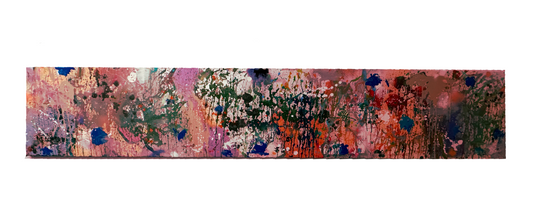 "Waste Nothing 2" - 79 x 32" inches - Acrylic on Linen - Pedro AMOS - 2023