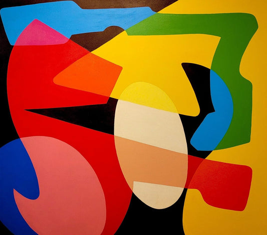 "Circle of Life" - 68 x 61" inches - Acrylic on Canvas – Pedro AMOS - 2021