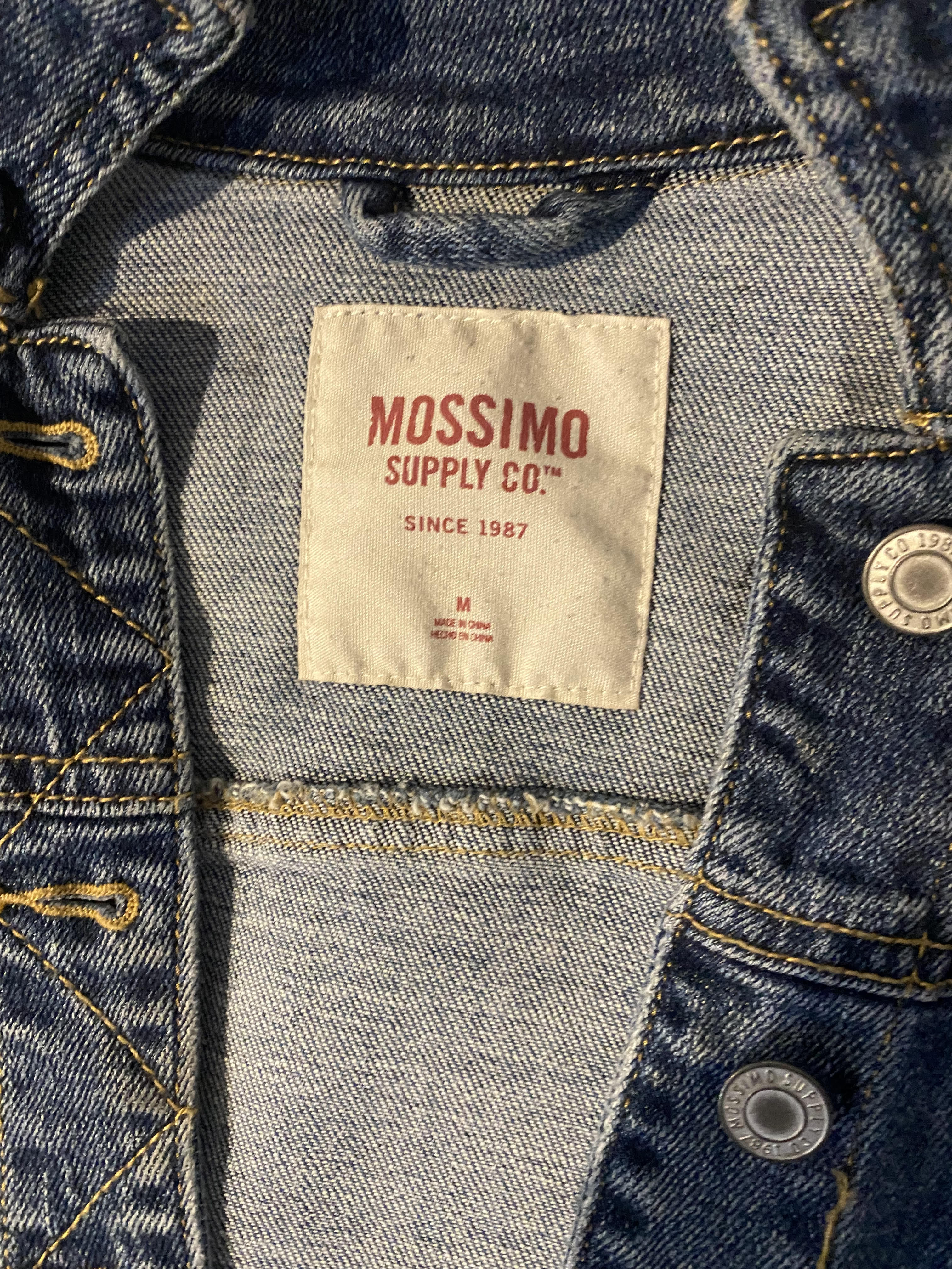 Mossimo supply shop co jean jacket